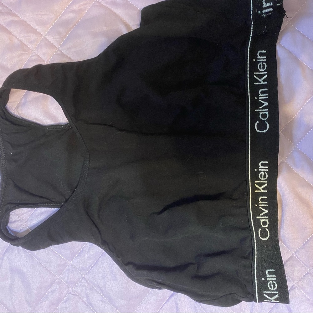 Black Calvin klein sport bra